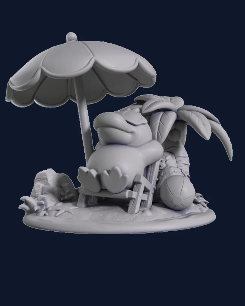 Diorama Psyduck